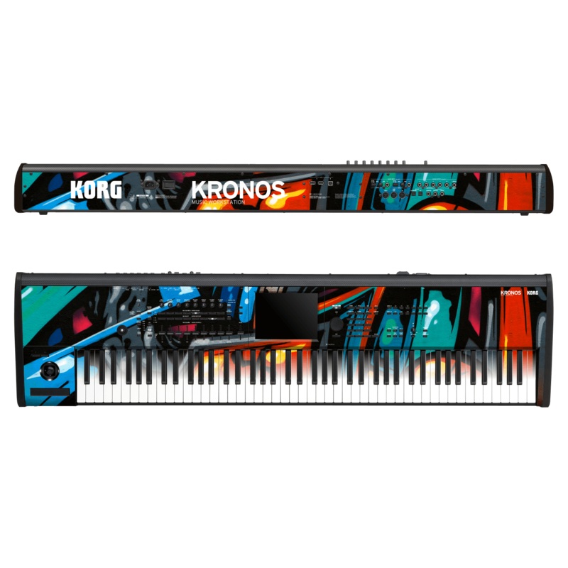 KORG Kronos 2 Music Workstation (88 keys) SIGNATURE Street Art Graffiti Skin