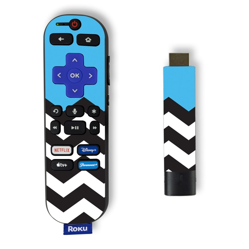 Baby Blue Chevron