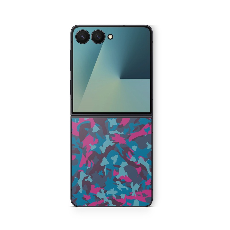 Cool Blue Pink Camo