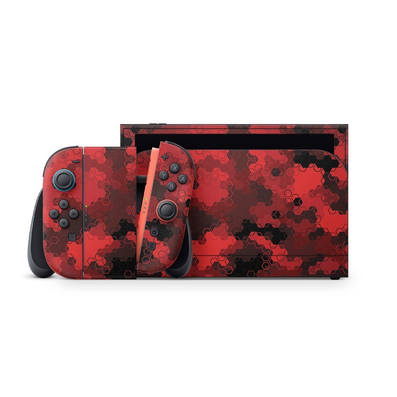 Red Hexa Camo
