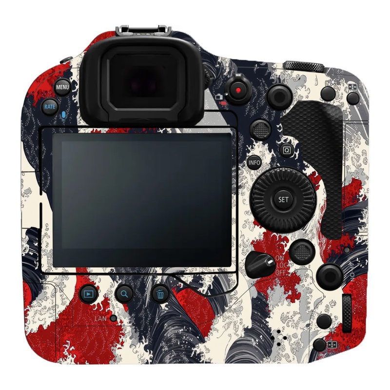 Abstract Waves Canon EOS R3 Camera Skin