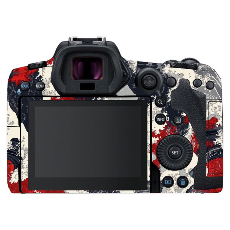 Abstract Waves Canon EOS R5 Camera Skin