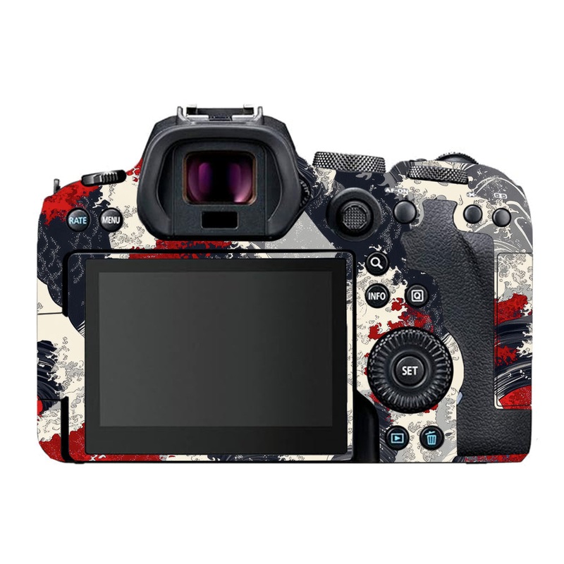 Abstract Waves Canon EOS R6 Mark I Camera Skin