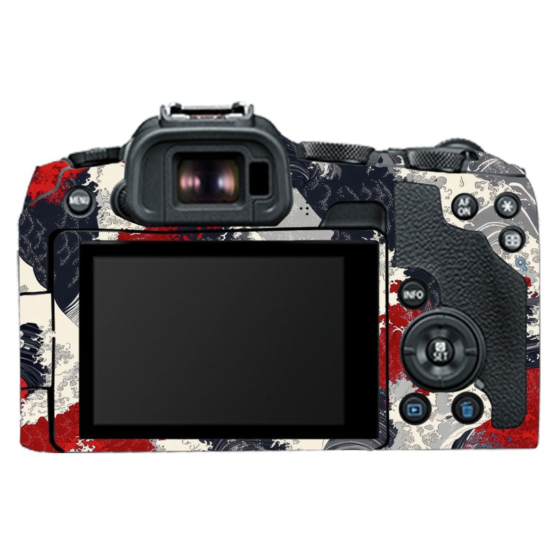 Abstract Waves Canon EOS R8 Camera Skin