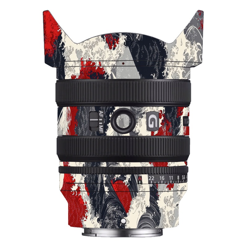 Abstract Waves Sony 24-50mm Camera Lens Skin