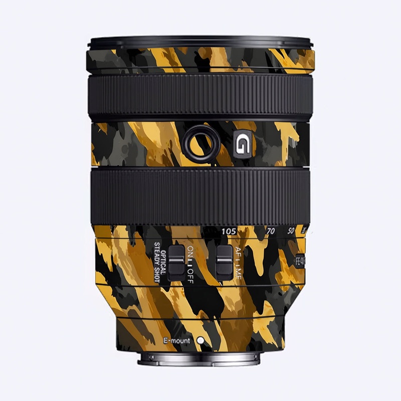 Camo Tiger Blend Sony 24-105mm Camera Lens Skin