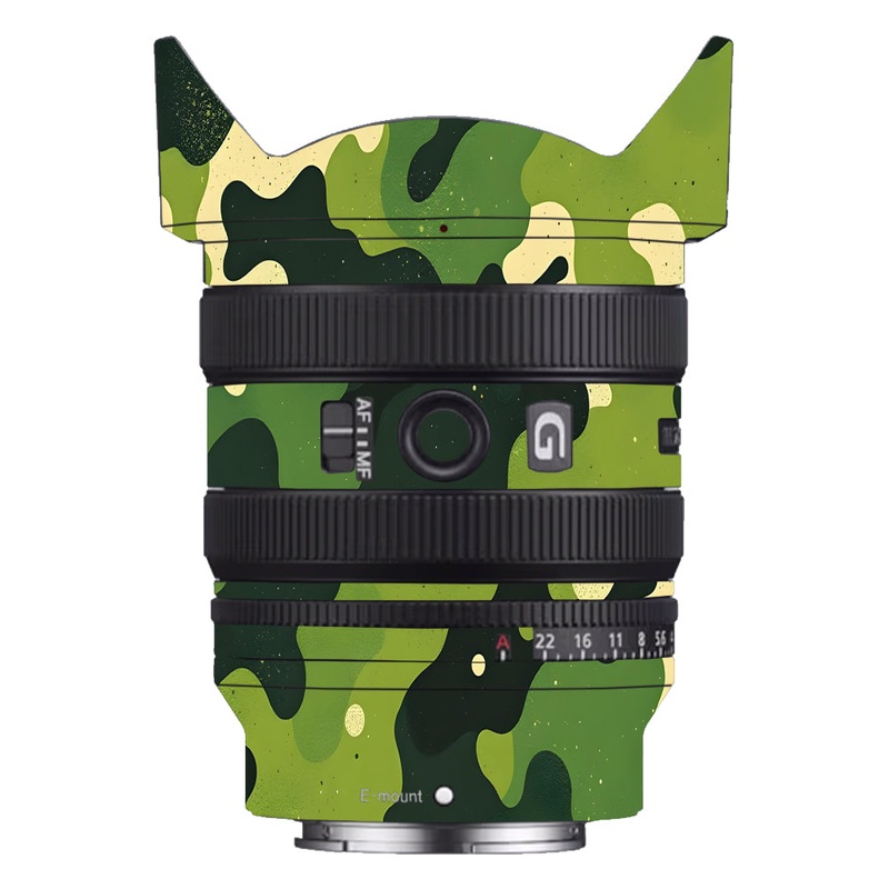 Camouflage Pattern Sony 24-50mm Camera Lens Skin