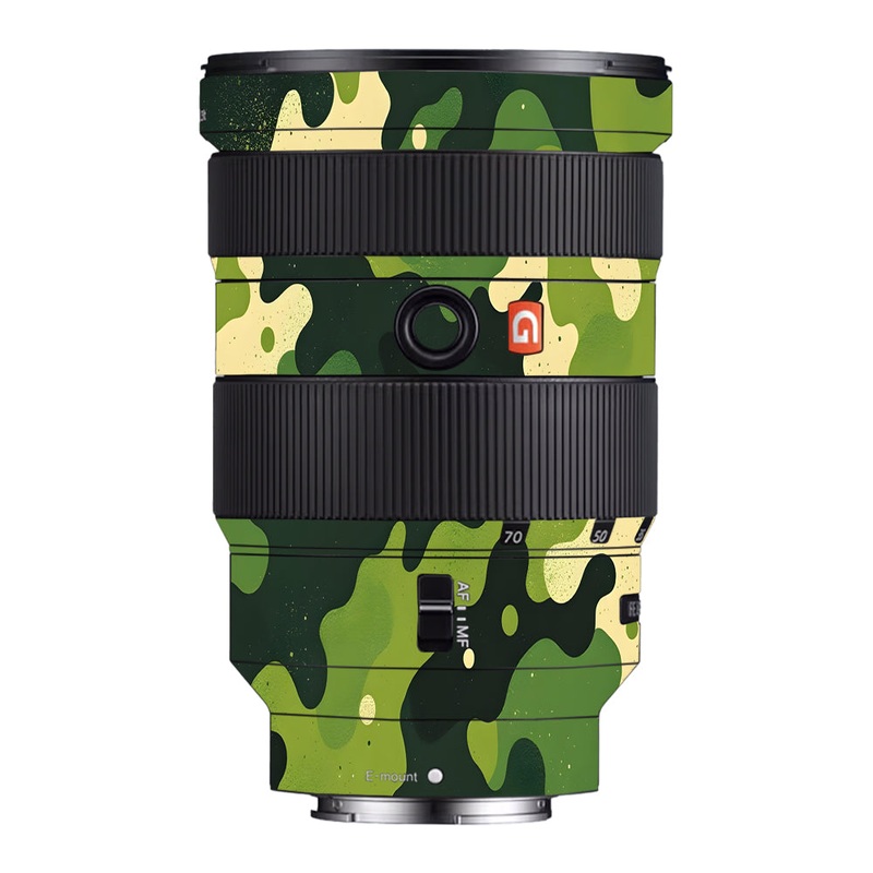 Camouflage Pattern Sony 24-70mm Camera Lens Skin