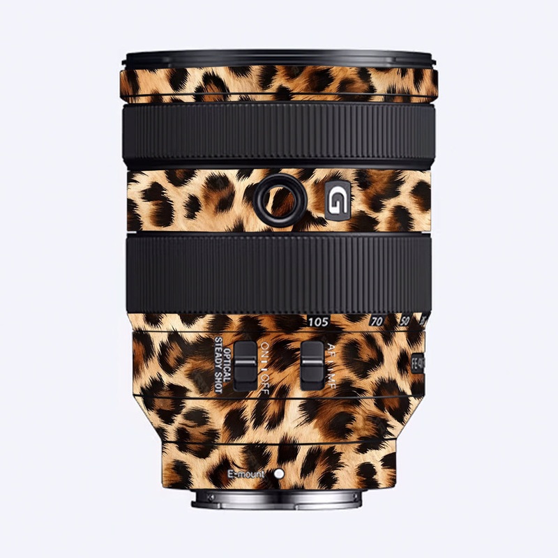 Classic Leopard Spots Sony 24-105mm Camera Lens Skin