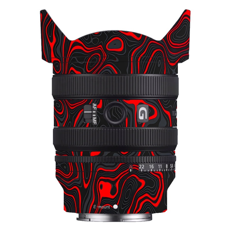 Crimson Waves Sony 24-50mm Camera Lens Skin