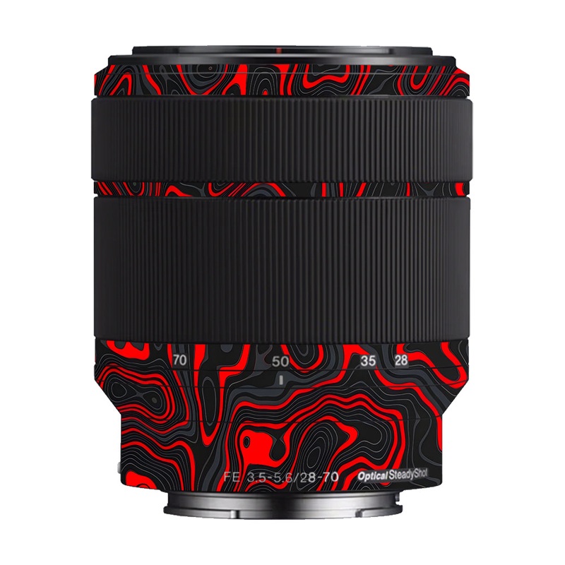 Crimson Waves Sony 28-70mm Camera Lens Skin