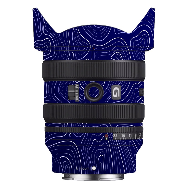 Deep Blue Contour Sony 24-50mm Camera Lens Skin