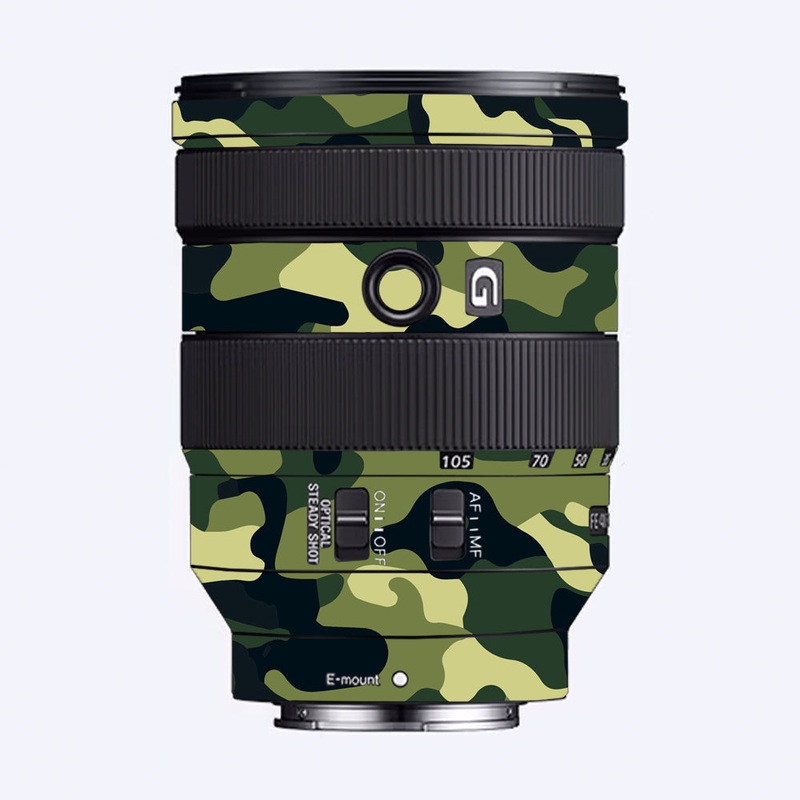 Forest Green Camo Sony 24-105mm Camera Lens Skin