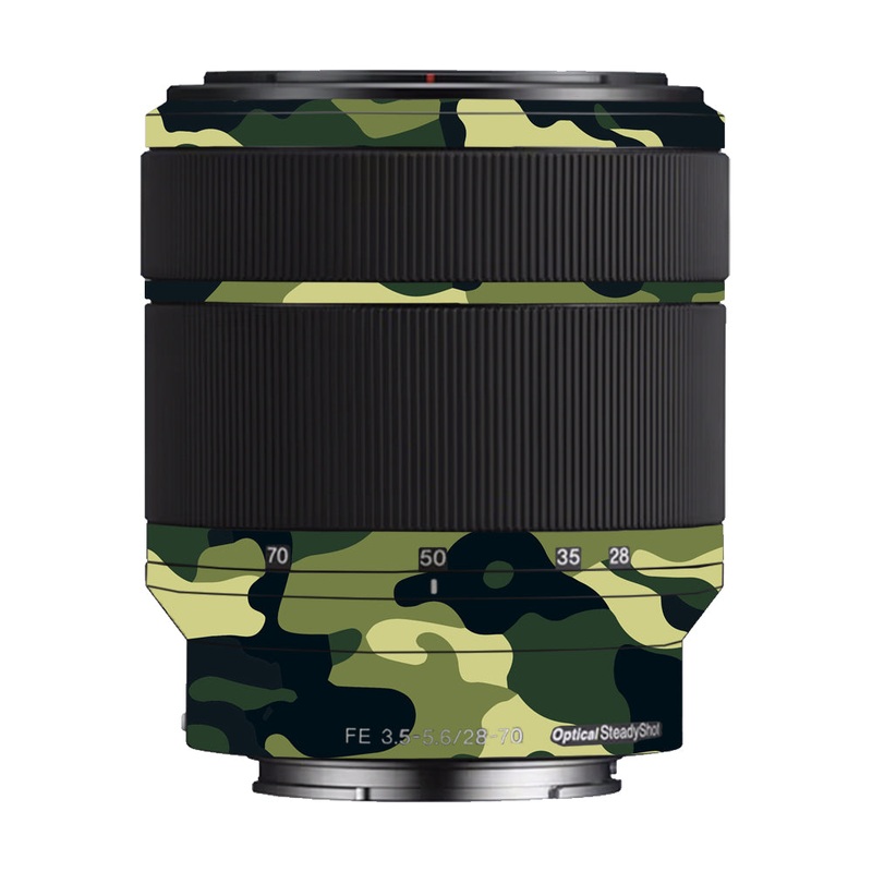 Forest Green Camo Sony 28-70mm Camera Lens Skin