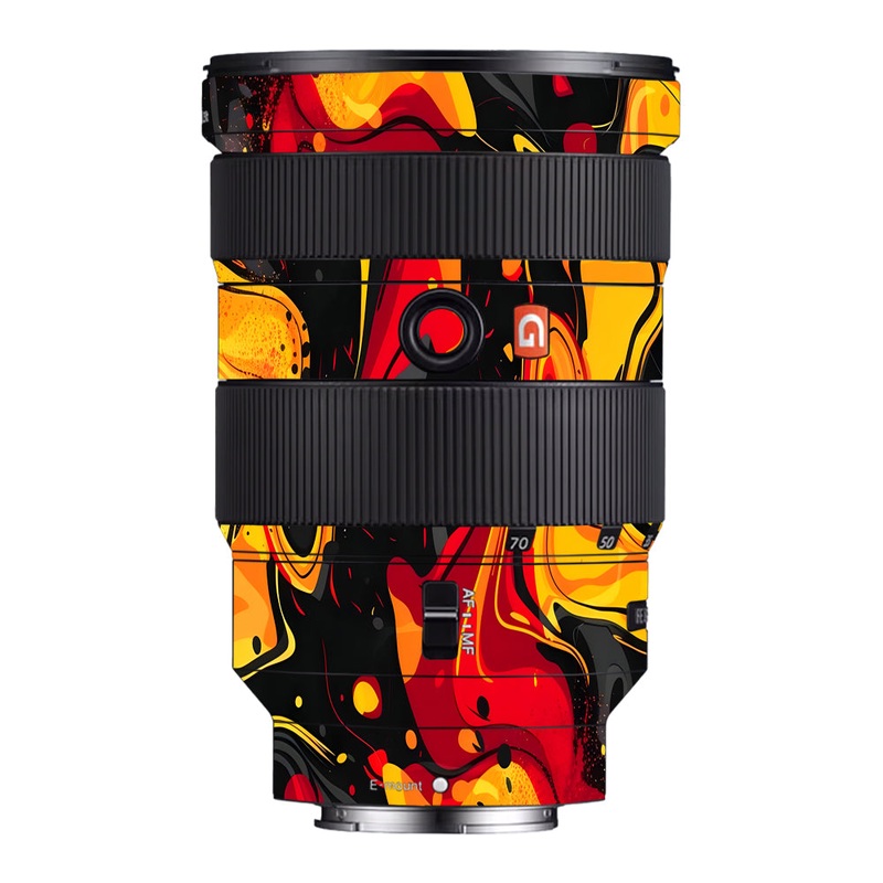 Lava Burst Sony 24-70mm Camera Lens Skin