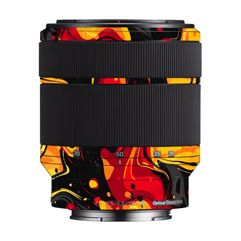 Lava Burst Sony 28-70mm Camera Lens Skin