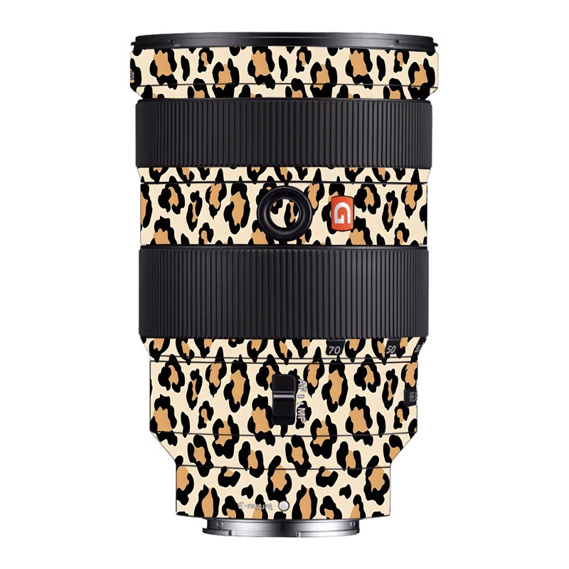 Sandy Leopard Spots Sony 24-70mm Camera Lens Skin