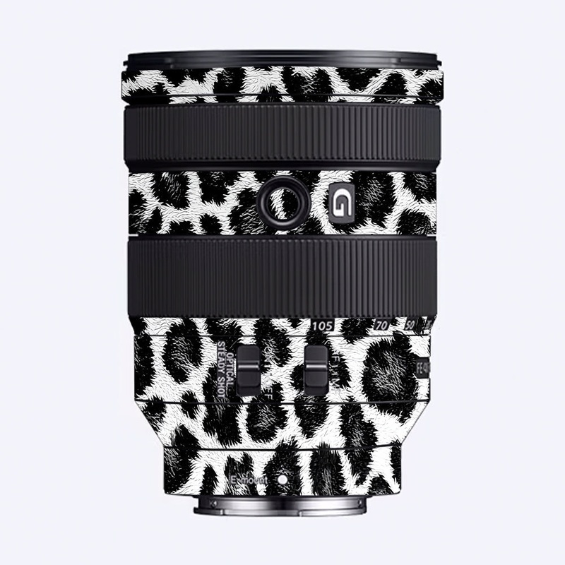 Snow Leopard Spots Sony 24-105mm Camera Lens Skin