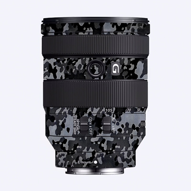 Stealth Grey Camo Sony 24-105mm Camera Lens Skin