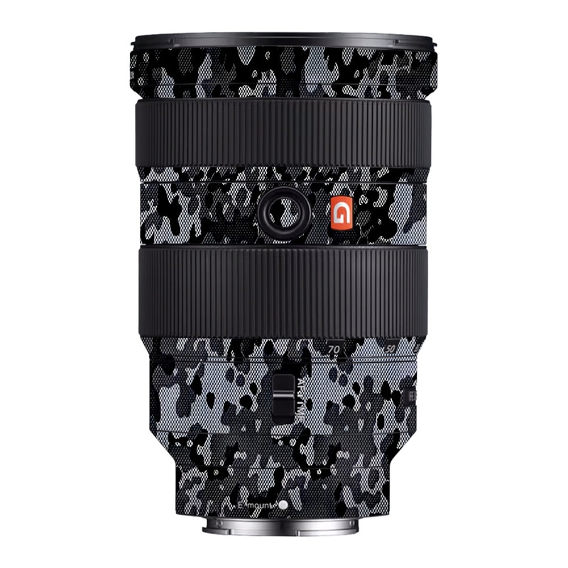 Stealth Grey Camo Sony 24-70mm Camera Lens Skin