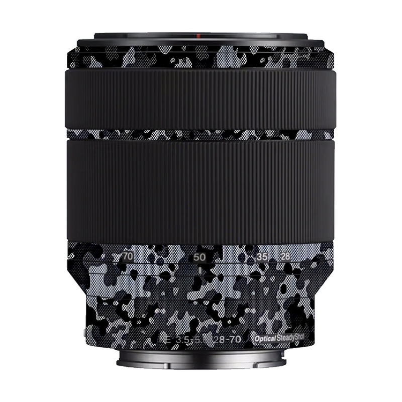 Stealth Grey Camo Sony 28-70mm Camera Lens Skin