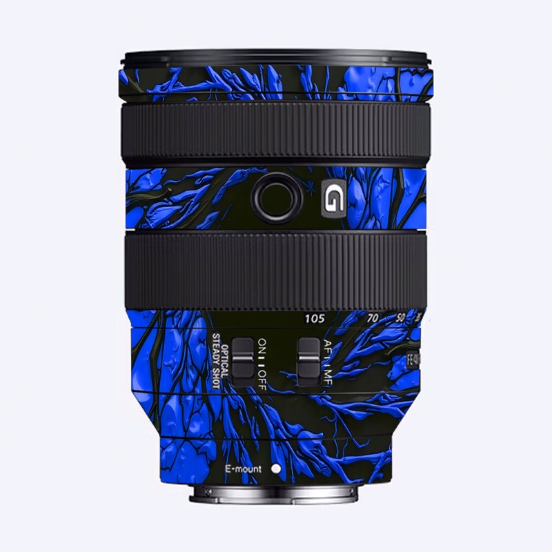 Venom Blue Sony 24-105mm Camera Lens Skin