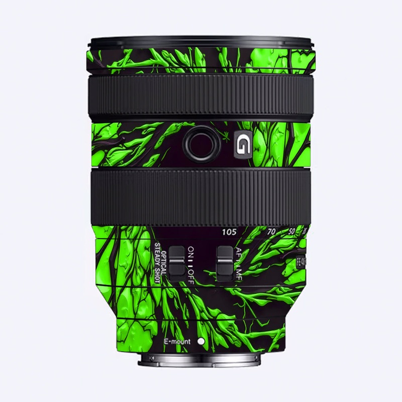 Venom Green Sony 24-105mm Camera Lens Skin