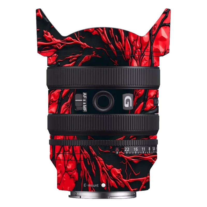 Venom Red Sony 24-50mm Camera Lens Skin