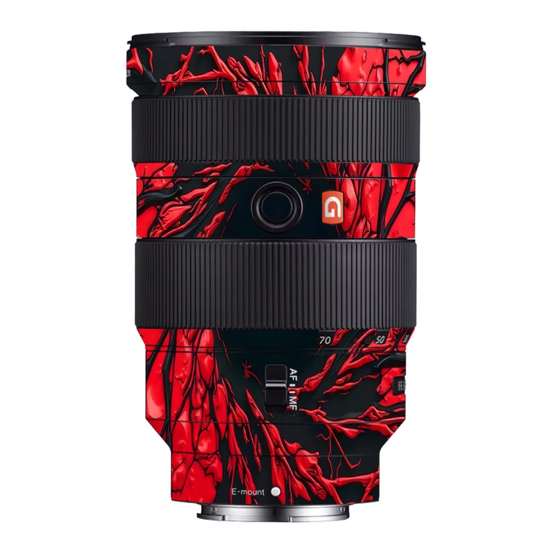 Venom Red Sony 24-70mm Camera Lens Skin