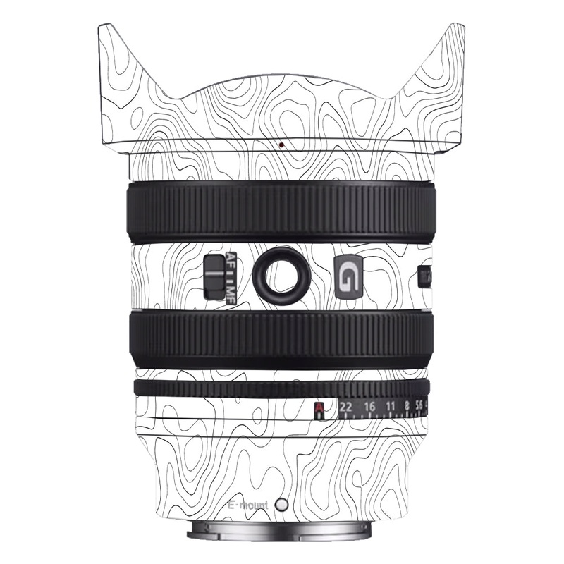 White Contour Design Sony 24-50mm Camera Lens Skin