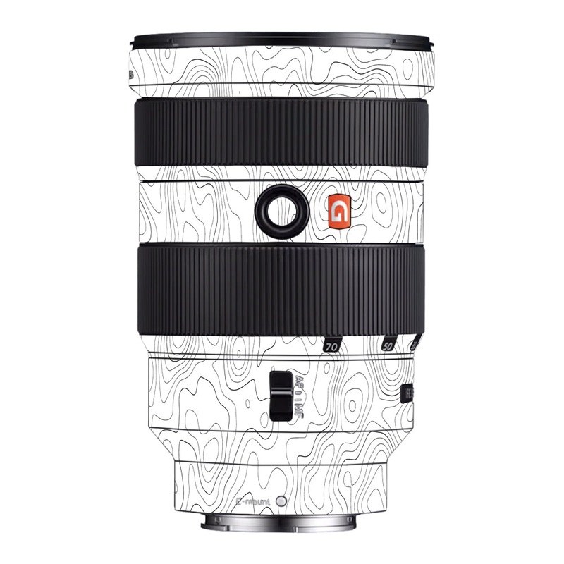 White Contour Design Sony 24-70mm Camera Lens Skin