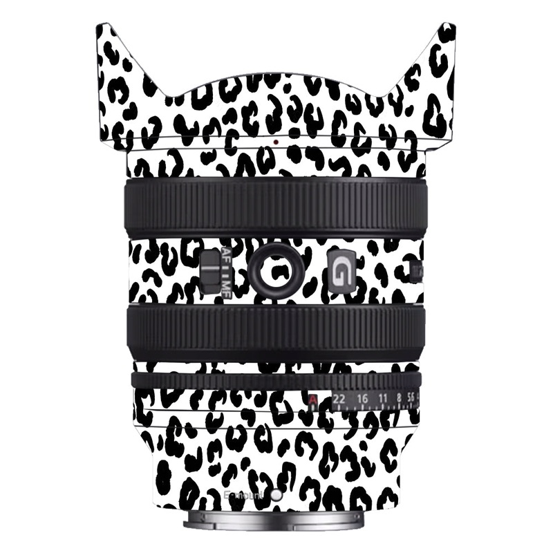 White Leopard Sony 24-50mm Camera Lens Skin