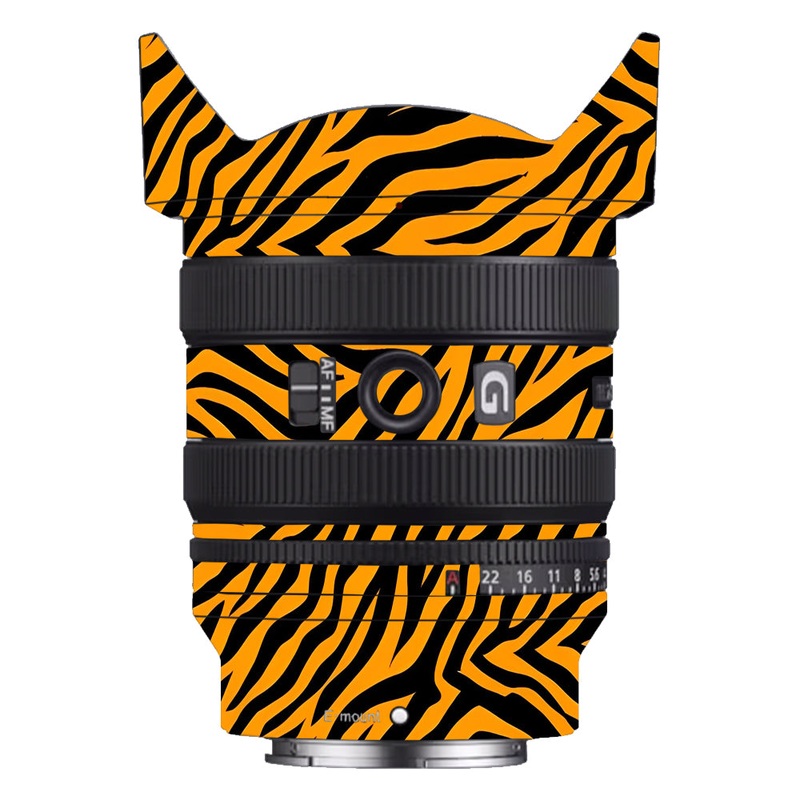 Zebra Gold Pattern Sony 24-50mm Camera Lens Skin