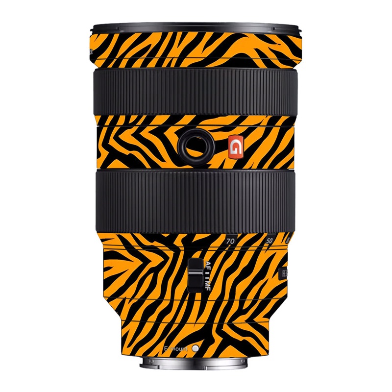 Zebra Gold Pattern Sony 24-70mm Camera Lens Skin