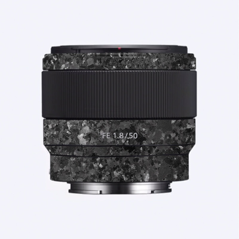 Black Granite Sony 50mm 1.8 Camera Lens Skin