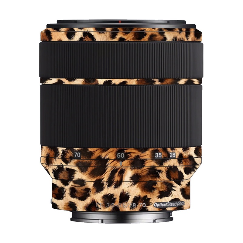 Classic Leopard Spots Sony 28-70mm Camera Lens Skin