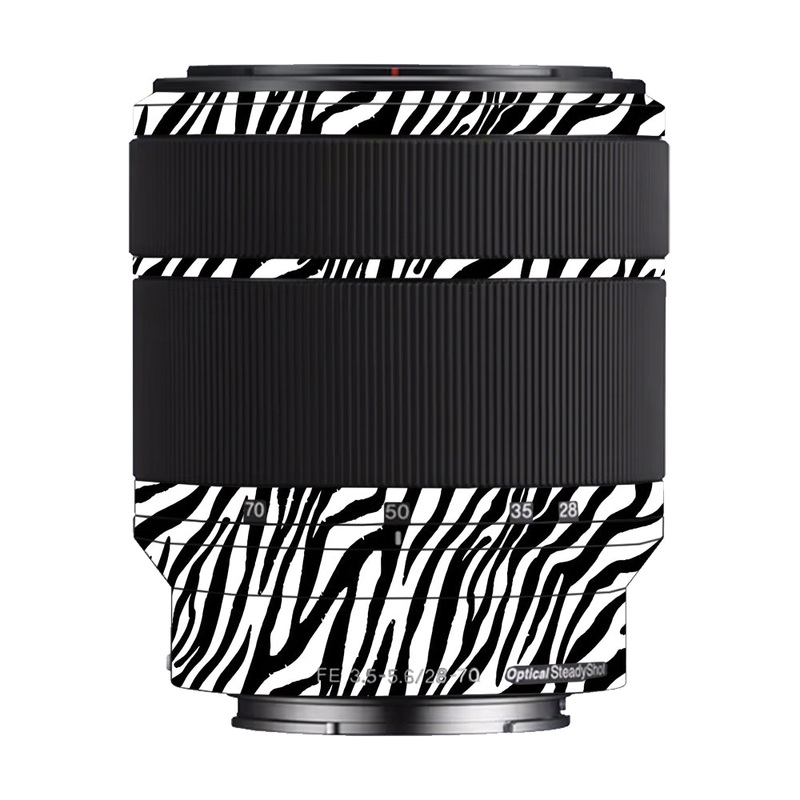 Classic Zebra Stripes Sony 28-70mm Camera Lens Skin