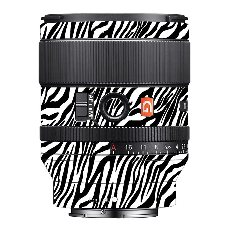 Classic Zebra Stripes Sony 35mm 1.4 Camera Lens Skin