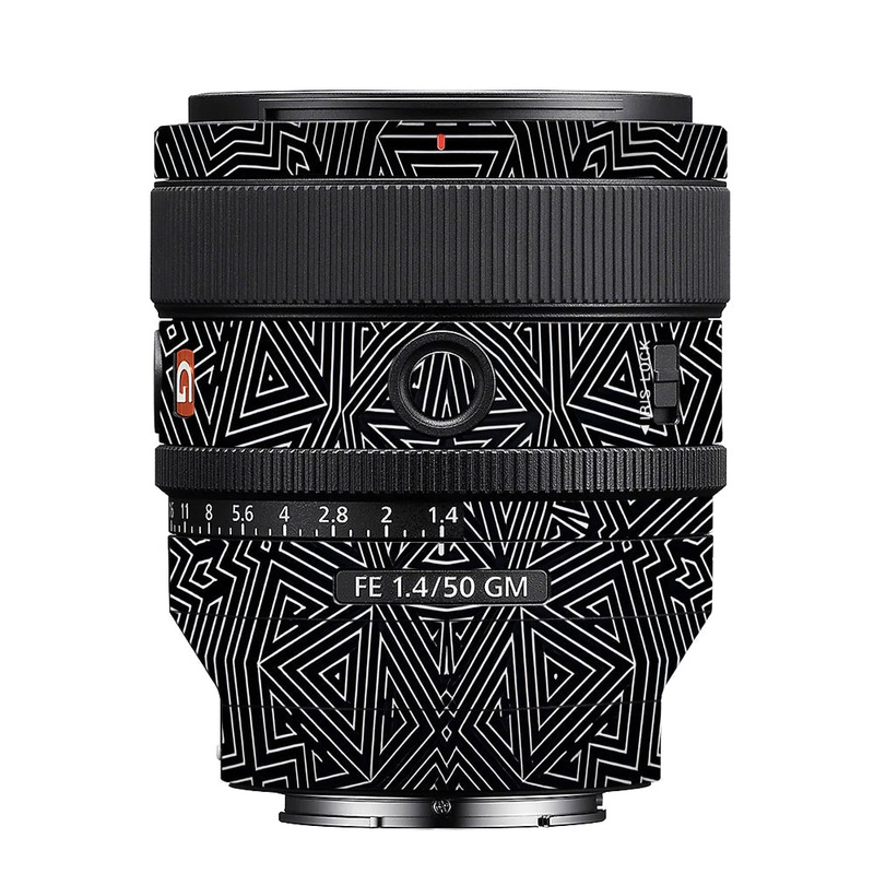 Geometric Pattern Sony 50mm 1.4 Camera Lens Skin