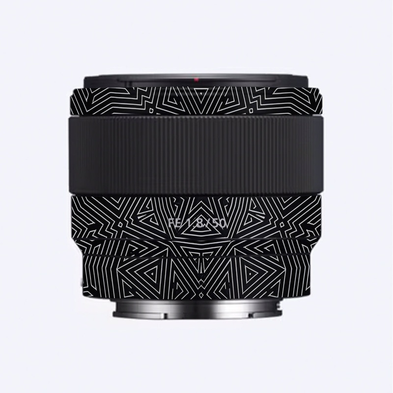 Geometric Pattern Sony 50mm 1.8 Camera Lens Skin