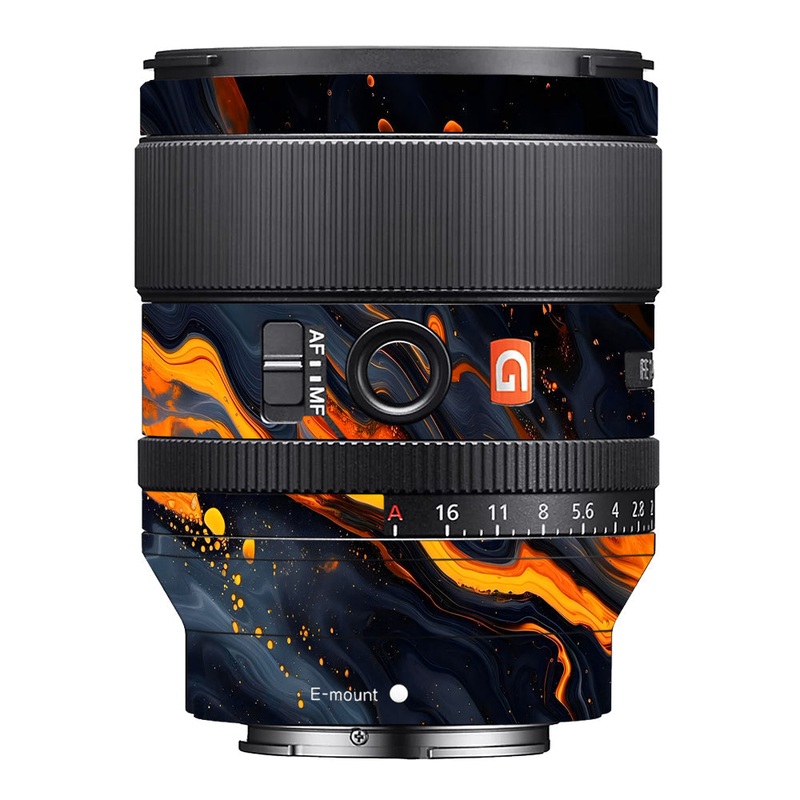 Lava Marble Sony 35mm 1.4 Camera Lens Skin