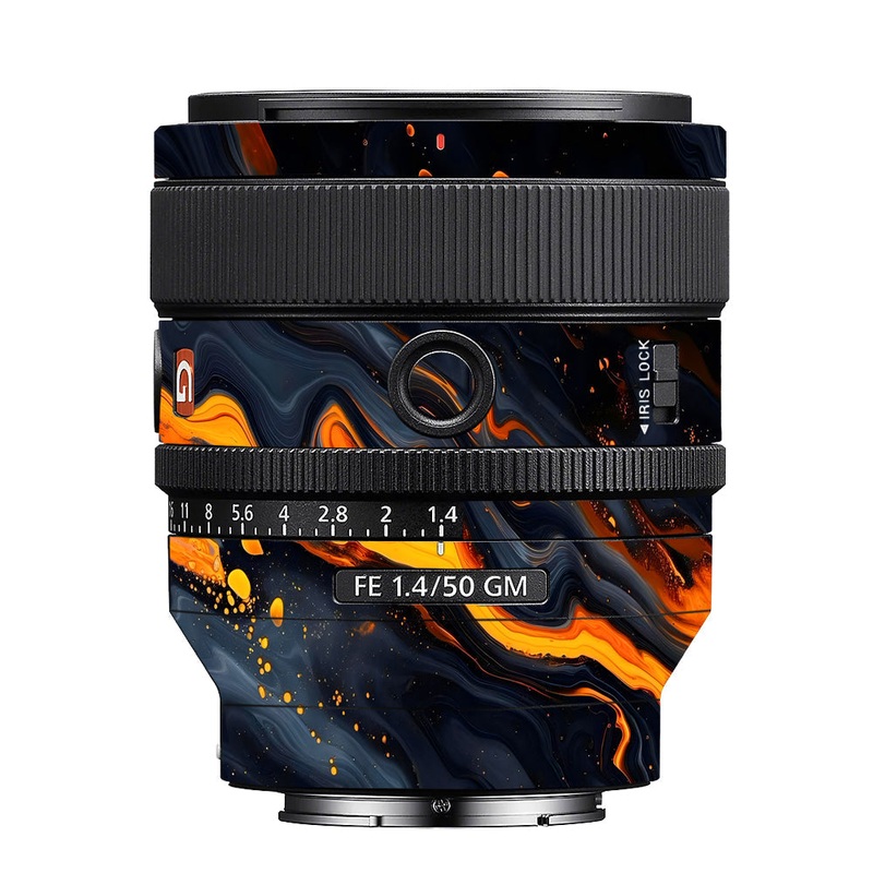 Lava Marble Sony 50mm 1.4 Camera Lens Skin
