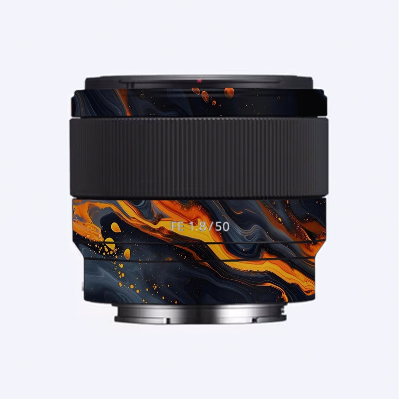 Lava Marble Sony 50mm 1.8 Camera Lens Skin