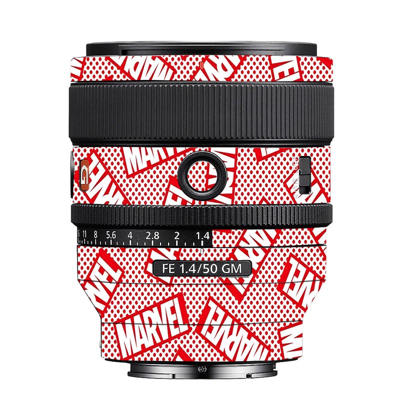 Marvel Comics Sony 50mm 1.4 Camera Lens Skin