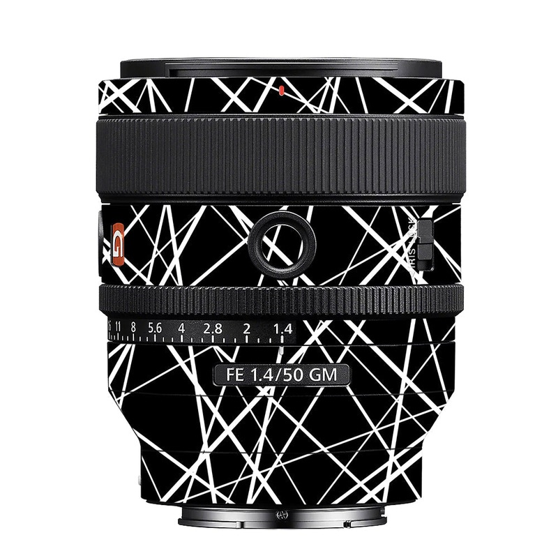 Mono Grid Sony 50mm 1.4 Camera Lens Skin