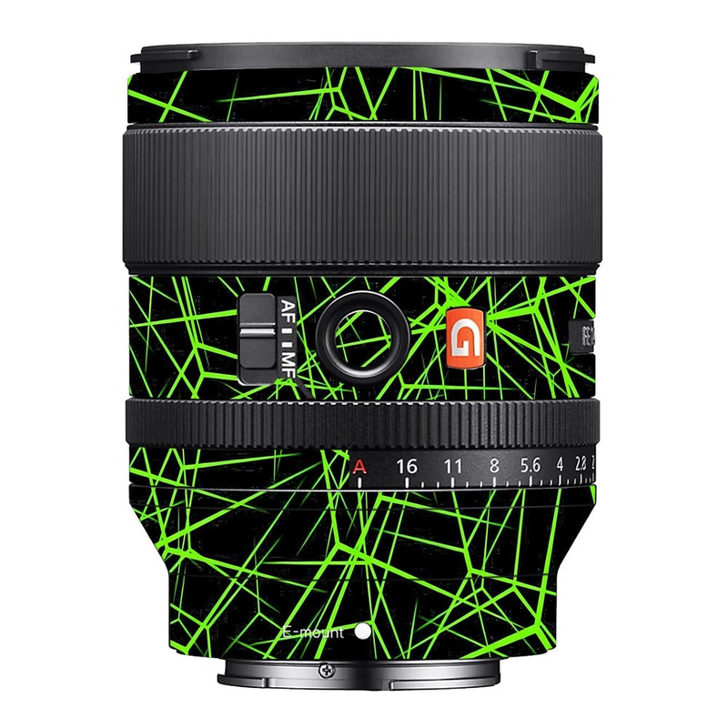 Neon Grid Sony 35mm 1.4 Camera Lens Skin