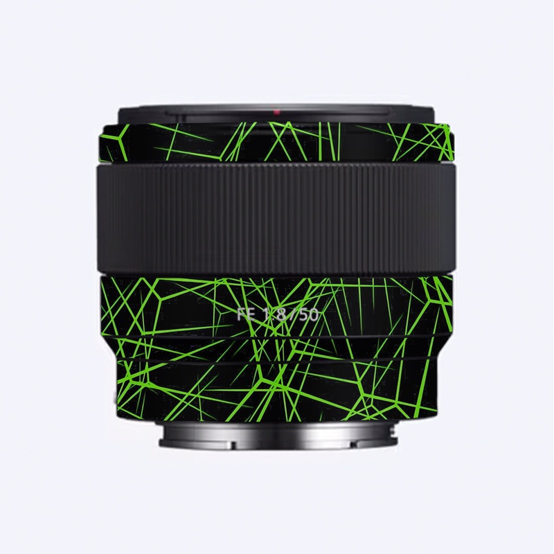 Neon Grid Sony 50mm 1.8 Camera Lens Skin