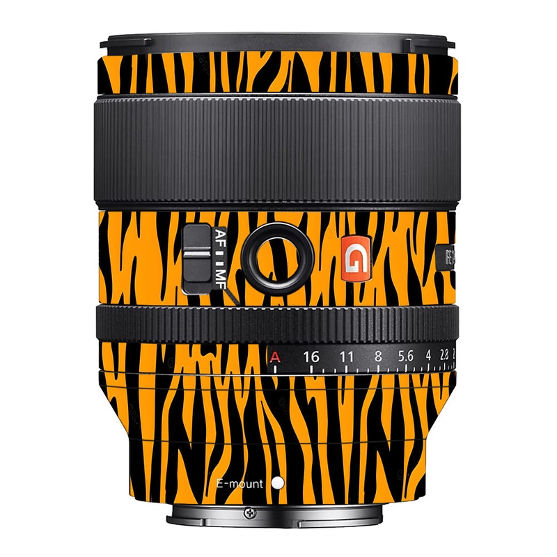 Savanna Tiger Stripes Sony 35mm 1.4 Camera Lens Skin