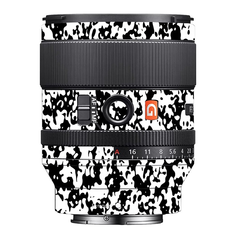 Snow Camo Sony 35mm 1.4 Camera Lens Skin