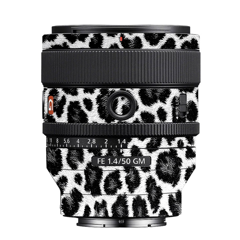 Snow Leopard Spots Sony 50mm 1.4 Camera Lens Skin